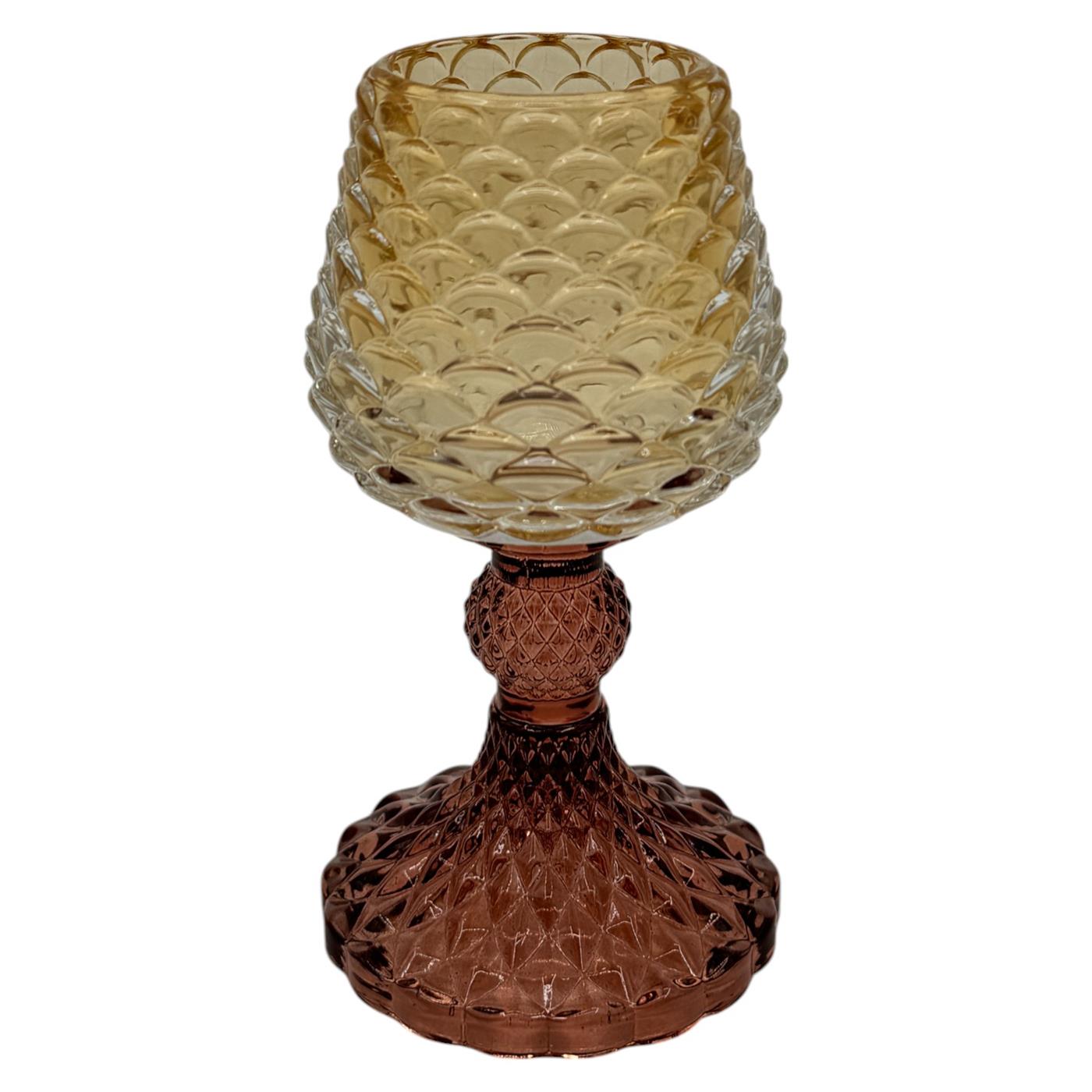 Mansion Atmosphere Theelichthouder Pincone op voet 8x14,8cm